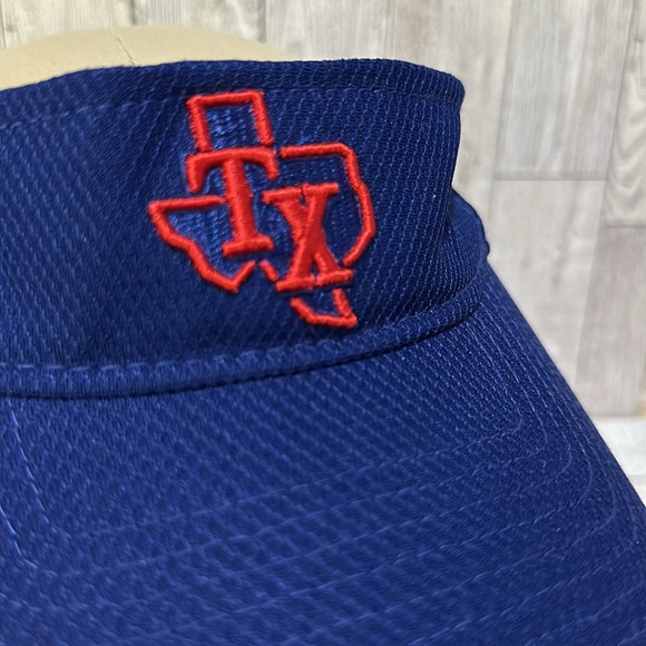 Texas Rangers blue visor cap - Picture 2 of 6